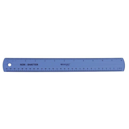 Ruler,Plastic,12 In