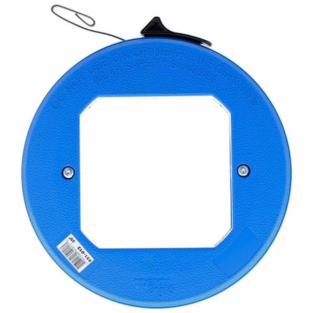 Fish Tape,Formed Hook,25 ft L,1/8" Dia.