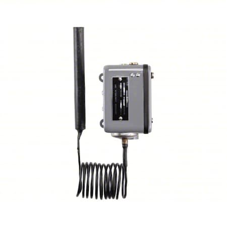 Line Voltage Mechanical Thermostat, Cool Only, 25 to 90F, Screwdriver, 120 to 600V AC, 1C, 1H