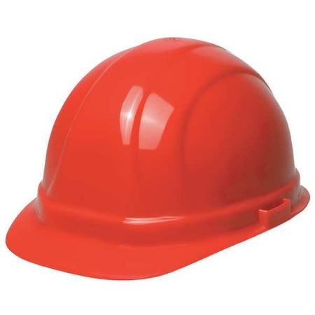 Hard Hat, Omega II, Polyethylene, 6 Point Ratchet, Type 1, Class E, Red