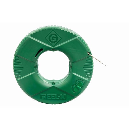 SS Fish Tape,Shape Flat,1/8" dia