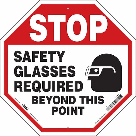 Safety Sign,24" W,24" H,0.055" Thickness, 467A87