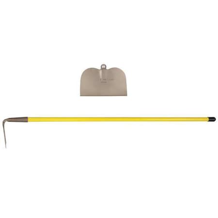 Garden/Mixing Hoe,8 x 8 In.,55 In. L