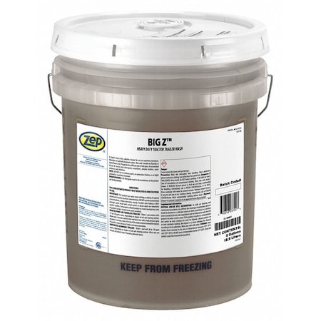 Big Z Heavy Duty Tractor Trailer Wash, 5 gal Bucket, Concentrated, Water Based