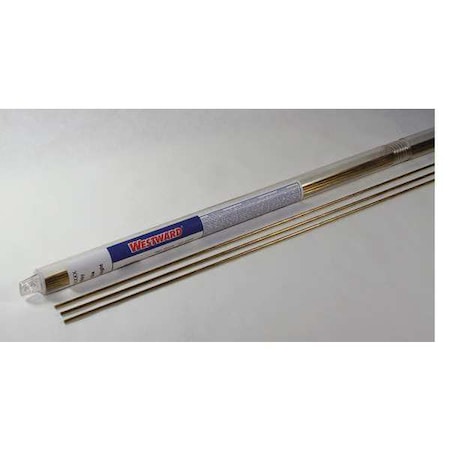 Brazing Alloy,RBCuZn-C X,3/32 In,1 lb.