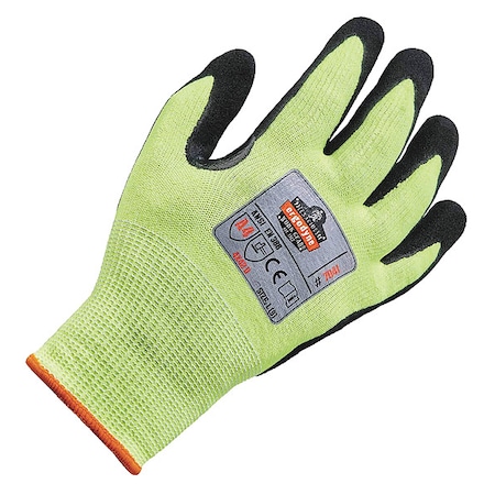 Coated Gloves, Cut Level A4 ,Dipped ,Foam Nitrile ,Sandy ,S 1 PR