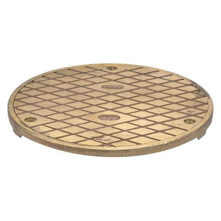 5-5/8 Dia, Bronze, Bronze, Floor Clean Out Cover