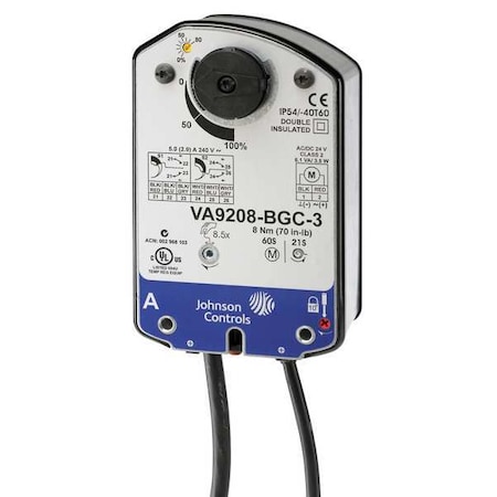 Elec Act,70 in.-lb.,On-Off,24VAC