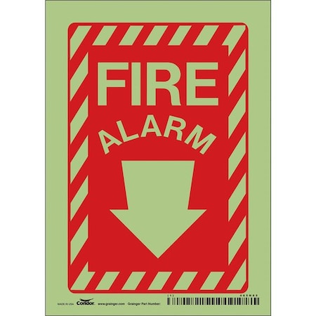 Safety Sign,5" Wx14" H,0.032" Thickness