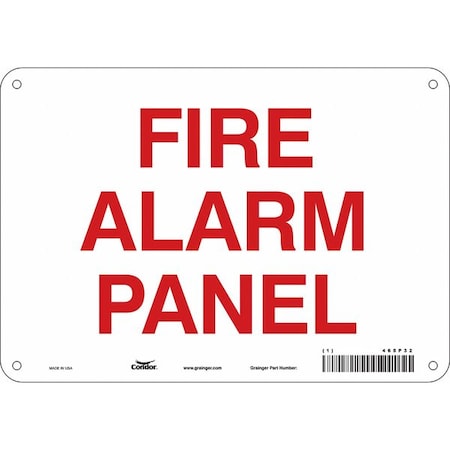 Safety Sign,10"W x 7"H,0.032" Thickness