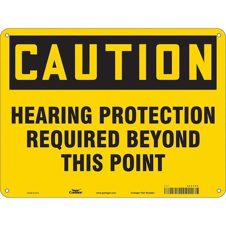 Safety Sign,24" W,18" H,0.055" Thickness, 465Y96
