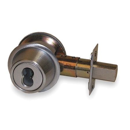 Deadbolt,HD,Satin Chrome,SFIC Not Incl.