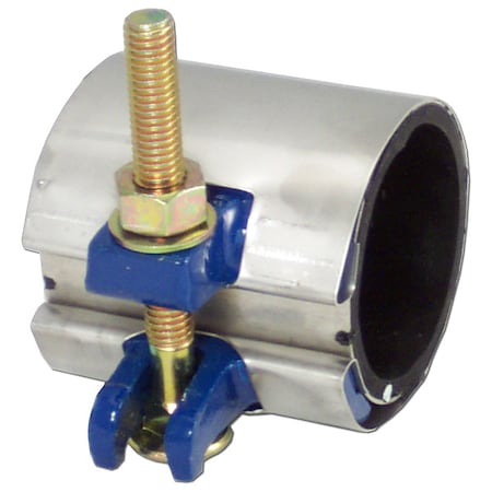 Pipe Repair Clamp,2 3/8"MaxOD,Full Cov