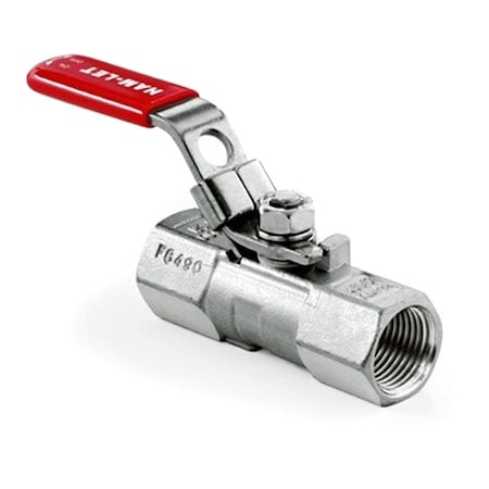 Manual 2-Way Ball Valve,NPT,SS