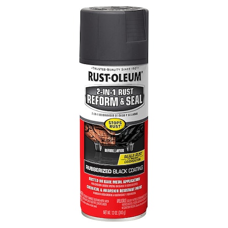 Rubberized Coating,Black,12 oz