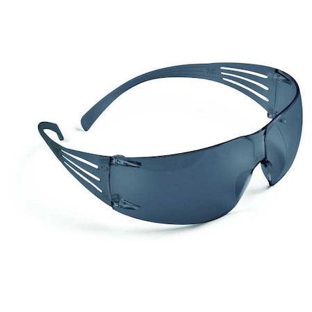 SecureFit 200, Safety Glasses, Anti-Fog & Anti-Scratch, Gray Lens, Gray Frame, Frameless