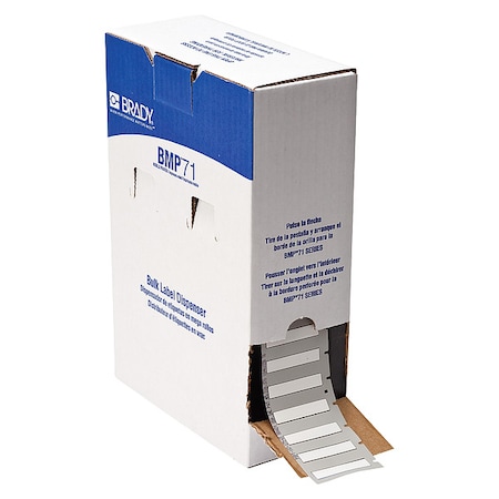 SleeveLabel,White,Polyolefin,1-3/4inW