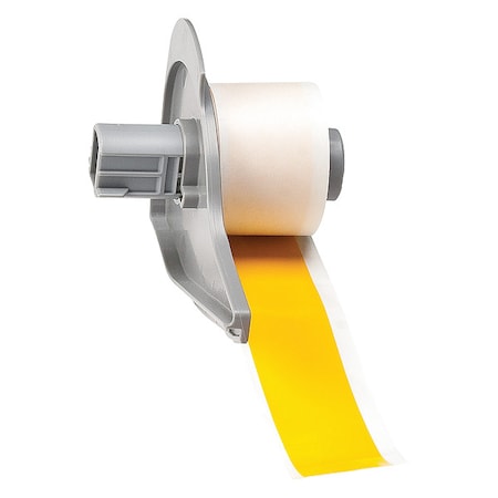 Continuous Label Stock, Yellow, Gloss, 1 in W