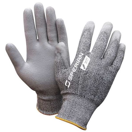 Cut Resistant Coated Gloves, Cut Level 2 ,Polyurethane ,Smooth ,L 1 PR