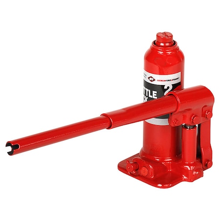 Bottle Jack,2 ton,Max Lift 13 1/2" H