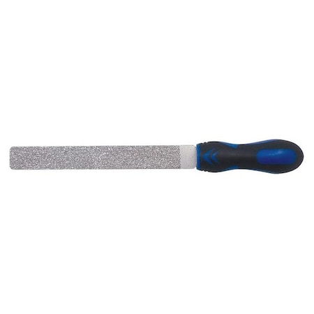 Ceramic Tile File,12 In,Blk/Blu,SoftGrip