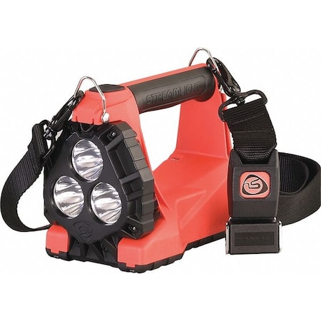 Industrial Lantern,7.43" L,Orange Body
