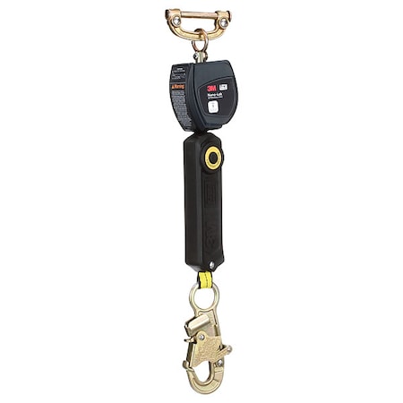 Nano-Lok Personal Self Retracting Lifeline, Quick-Connect, Steel, 1 Leg(s), 420 lb Weight Capacity