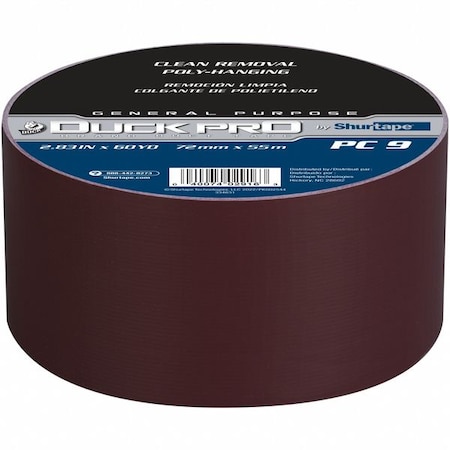 Duct Tape,Burgundy,60-1/8 yd L,2-7/8 inW