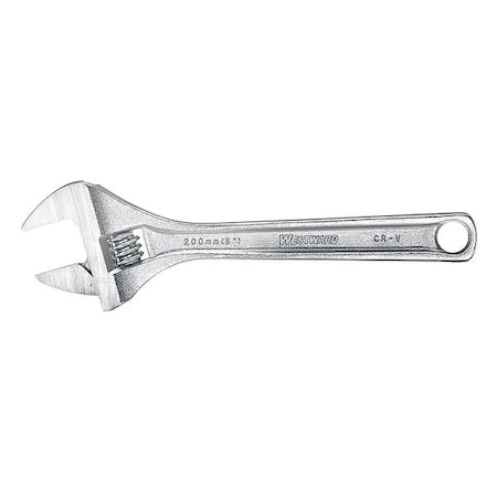 Adj. Wrench,10",1-5/16" Cap.,Chrome