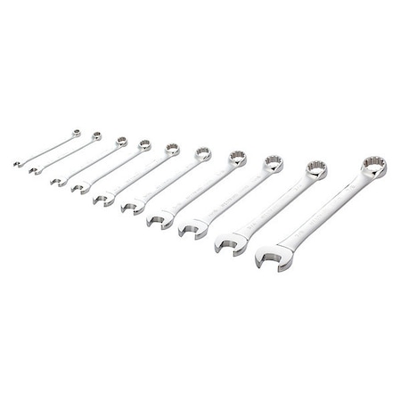 Universal Wrench Set,SAE,12 Pt,10 Pc