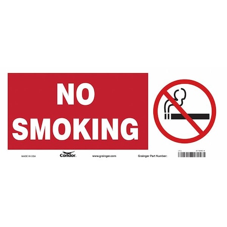 Safety Sign, 7" H, 17 in W, Vinyl, Vertical Rectangle, English, 474D34