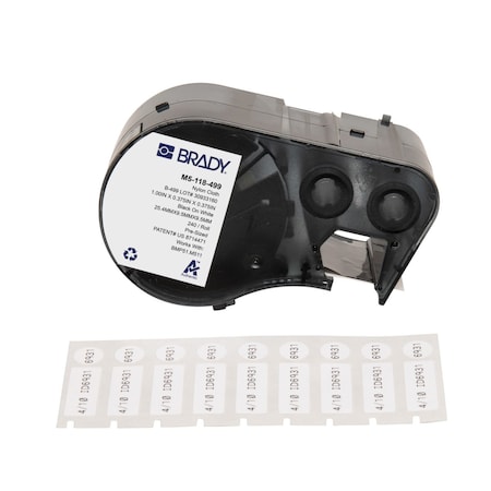 Label/RibbonCartridge,White,Matte,1inW