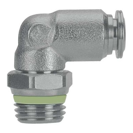 Push-Fit Adapter Fitting, Push-to-Connect x Push-to-Connect, 8mm Tube OD, Stainless Steel
