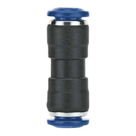 Push-Fit Adapter Fitting, Push-to-Connect x Push-to-Connect, 3/8 in Tube OD