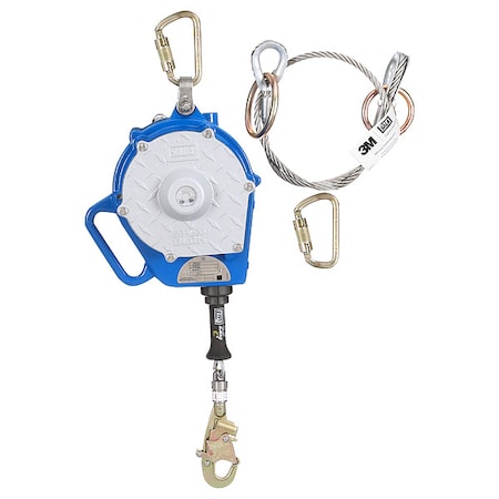 Sealed-Blok Self Retracting Lifeline, 50 ft. Length, Swivel Snap Hook, 1 Leg(s)