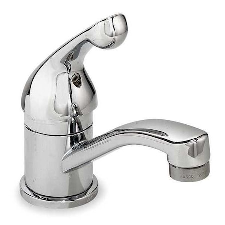 Manual Single Hole Lavatory Faucet, Single Hole Mount, Chrome Single hole installation Hole