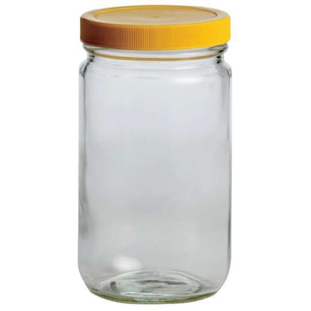 Glass Bottle,32 oz,Clear,PK12