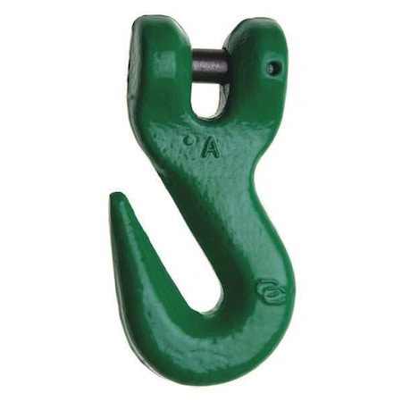 5/8" Quik-Alloy Grab Hook, Grade 100, Painted Green
