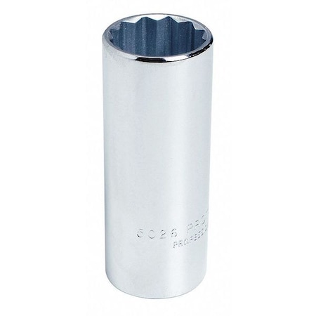 1/2 " Drive, 10mm Triple Square Metric Socket, 12 Points,  Steel, Chrome, 10 mm