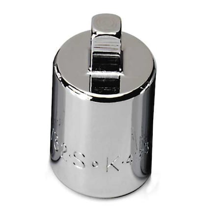 1/2" Drive, 4 pt SAE Socket, 4 Points,  Steel, Chrome, 5/16 in