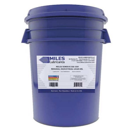 5 gal Gear Oil Pail 100 ISO Viscosity, 85W SAE, Amber