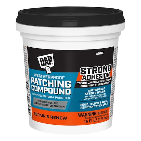 Advanced Exterior Filler, Pail, White, Platinum Patch