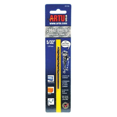 5/32" Cobalt Jobber Length Drill Bit