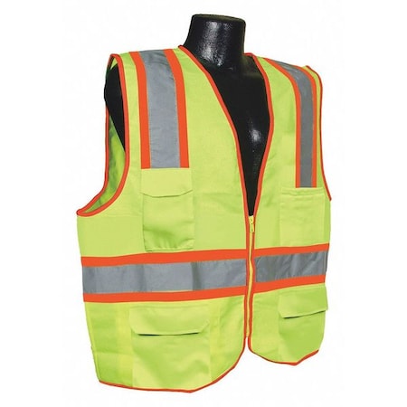 High Visibility Vest,Yellow/Green,5XL