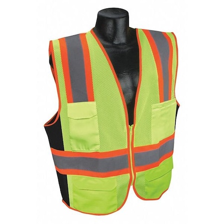 High Visibility Vest,Yellow/Green,5XL