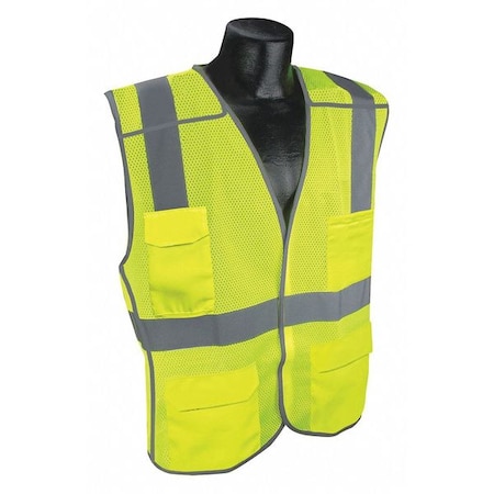 Breakaway Vest,Yllw/Green,4XL/5XL