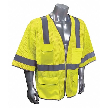 High Visibility Vest,Yellow/Green,M