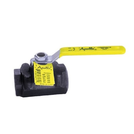 Manual Two-Way Ball Valve,1/2 in Sz,CS