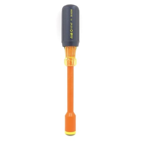 Nut Driver,1/2 in.,Solid,Ins,5 in.