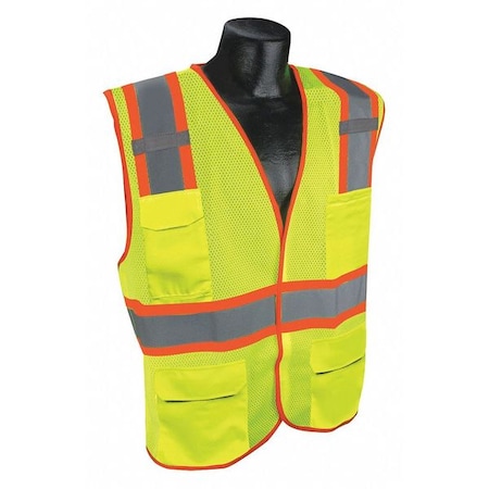 High Visibility Vest,Yellow/Green,S/M